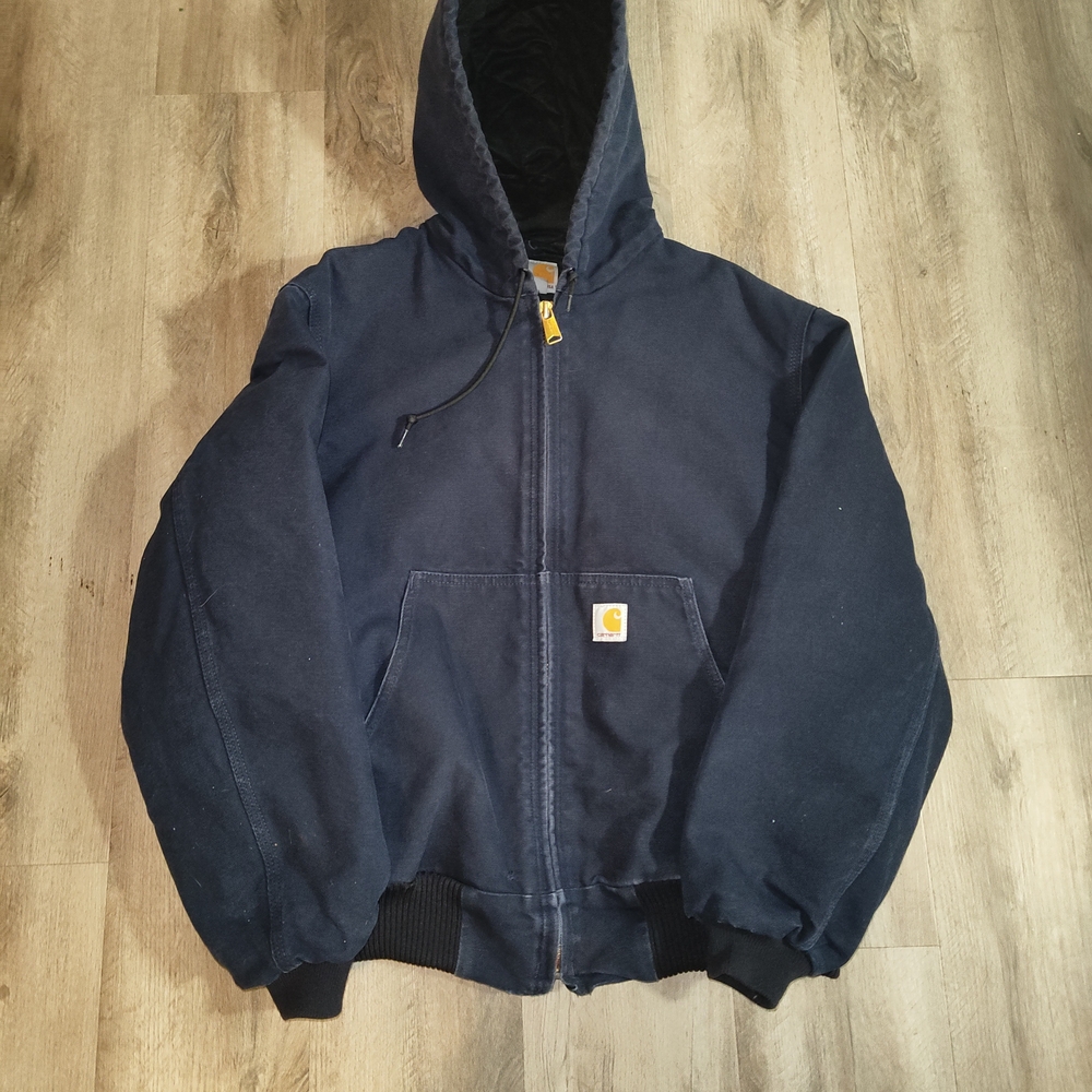 Carhartt Dark Blue Hooded Jacket